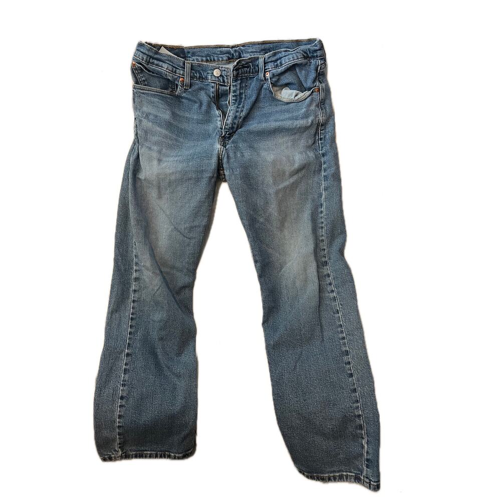Levi's 505 Regular Straight Leg Jeans Mens 36x30